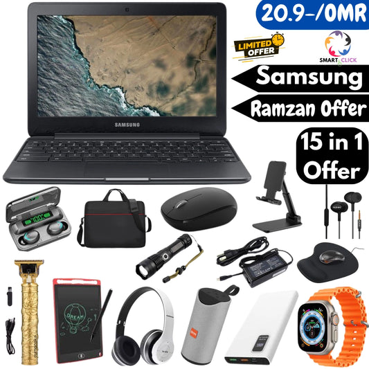 Samsung Chromebook 500c 15 in 1 Offer, 4GB RAM/16GB SSD